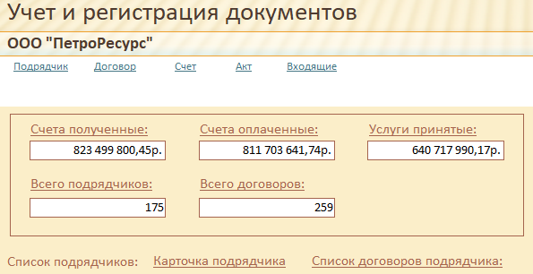 Договора компании